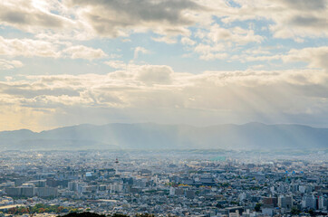 京都の将軍塚からの眺め