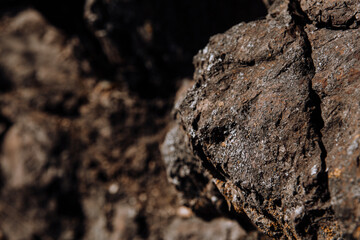 Stone cliff mountain texture, surface precipice of the rock background.