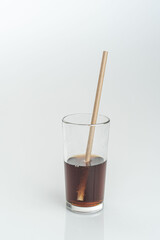 Home made fresh ginger tea with brown sugar, lemongrass and cinnamon stick .