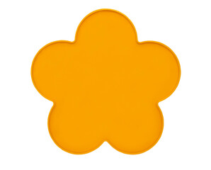 Obraz premium yellow flower (lamp) isolated