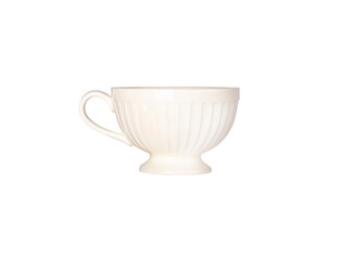 isolated white mug