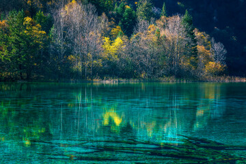 中国四川阿坝九寨沟秋色 © 陈喆风光摄影