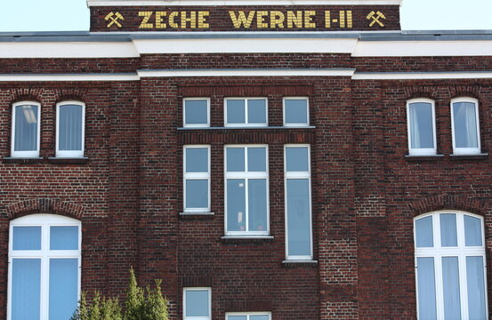 Backsteingebäude der ehemaligen Zeche in Werne an der Lippe