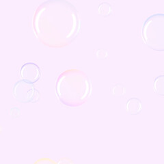 Gradient bubble pattern pink background