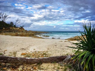 Secluded beach