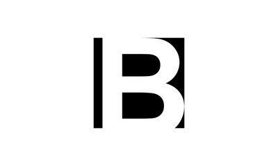 letter b logo vector