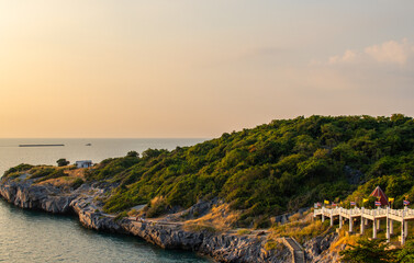 Coast of Koh Sichang near Pattaya district Chonburi Thailand Asia