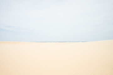 minimal beach sand and sea