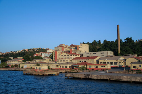 Istanbul Paşabah&ccedil;e Tekel factory building.