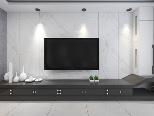  simple modern living room sofa with coffee table, with green plants on the table.