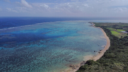 石垣島からの空撮
