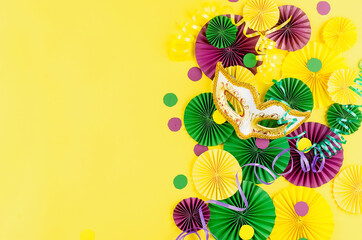 colorful background of mardi gras or carnival - obrazy, fototapety, plakaty