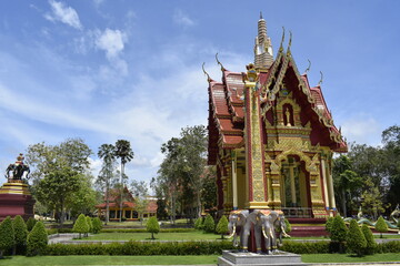 The beautiful temple, a tourist attraction