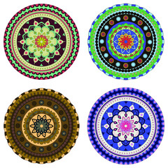 Mandala, illustration, tattoo, decorative ornament in ethnic oriental style.