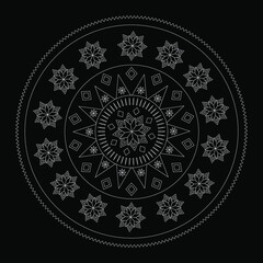 Mandala. Coloring book pages. Painting for adult anti stress