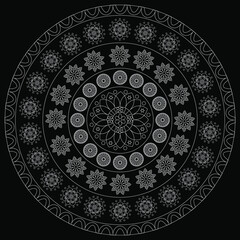 Mandala. Coloring book pages. Painting for adult anti stress