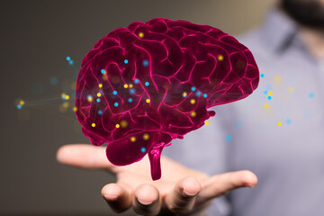 brain intelligence ai digtal 3d artificial intelligence