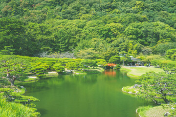 Obraz premium 【栗林公園】香川