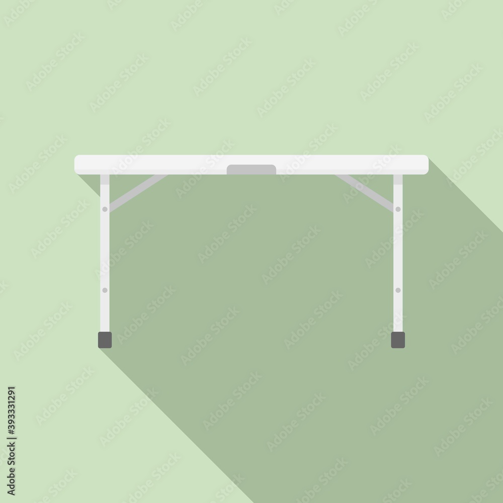 Aufkleber folding table icon. flat illustration of folding table vector icon for web design