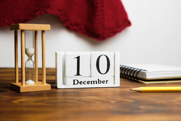 tenth day of winter month calendar december