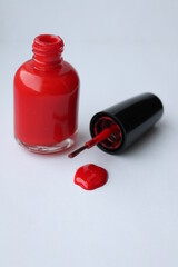 Red nail polish