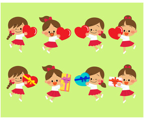 バレンタインキッズセット