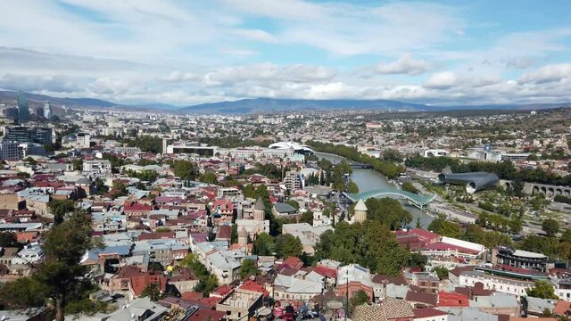 The Oldtown of Tbilisi, Tiflis, the Capital of Georgia, Eurasia, Asia