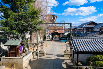 尾道市 艮神社 境内