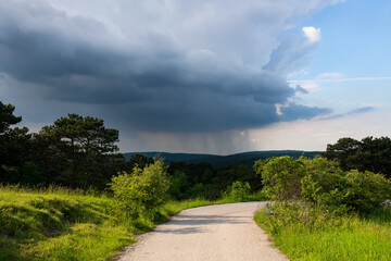 Unwetter in der Ferne