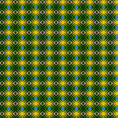 Green golden repated texture, seamless geometric pattern