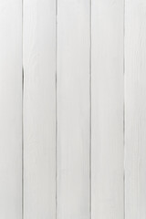 Fototapeta premium White Wooden Planks, Vertical Texture. Portrait Orientation