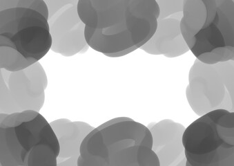 水彩の牛柄　シンプルな背景　
