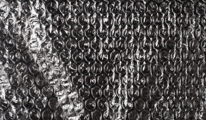 texture of polyethylene in a bubble background
