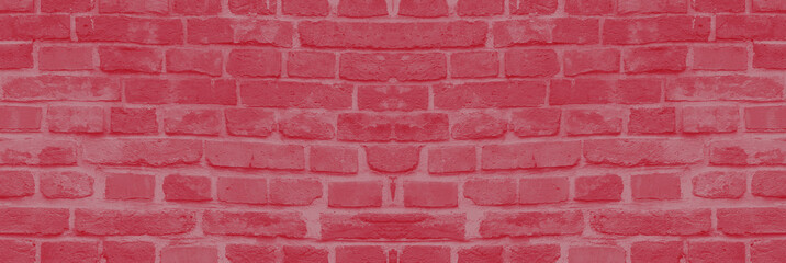 Fototapeta na wymiar Red brick wall. Grunge background. 