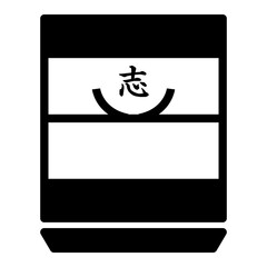 お香典返しのシンプルなアイコン/白黒