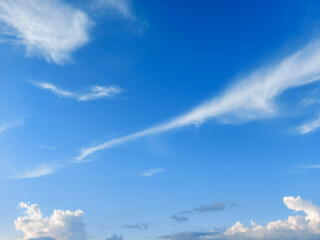 blue sky with clouds