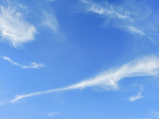 blue sky with clouds
