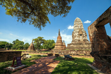 Fototapeta na wymiar Ayutthaya Historical Park near Bangkok, Thailand