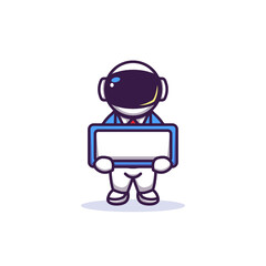 Astronaut with businessman costume