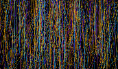 Aesthetic background with unique and contemporary colorful brush paintings. Abstract vector art, colorful brush painting illustration background design