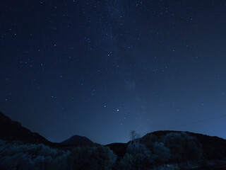 Greece starlight in Acheron river 