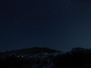 Greece starlight in Acheron river 