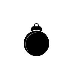 Christmas toy for tree icon illustration 