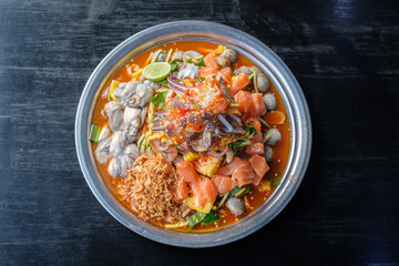 Northern Thai food with a  twist And famous in Thailand