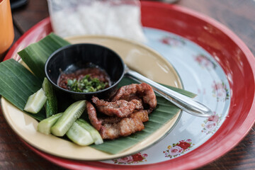 Northern Thai food with a  twist And famous in Thailand