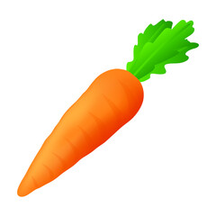 Carrot Fruit Emoji Vector Design. Art Illustration Agriculture Farm Product.
