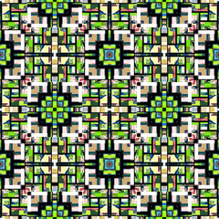 seamless geometric pattern with squares