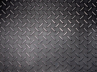 Black steel texture for background.