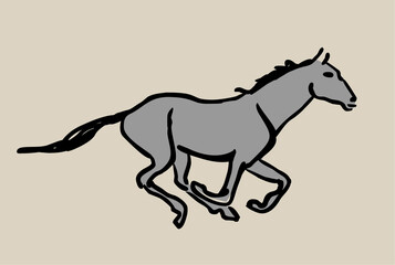 Horse illustration
