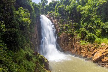 Fototapeta premium Haew Suwat waterfall, Khao Yai National Park, Thailand